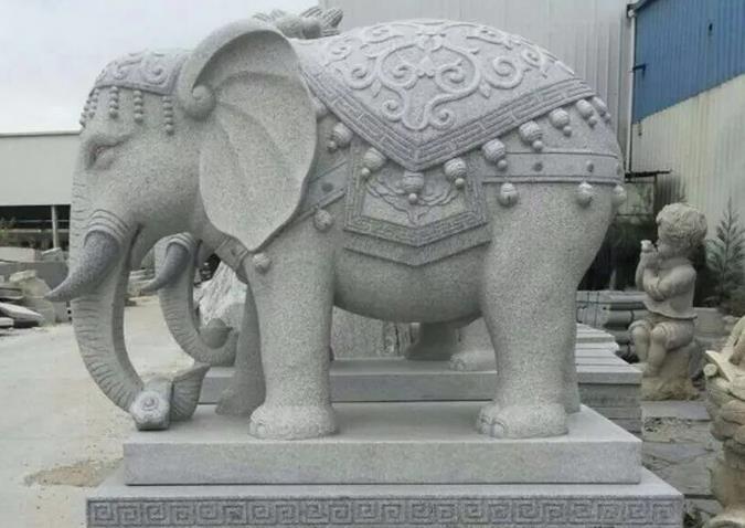云南石材雕刻大象